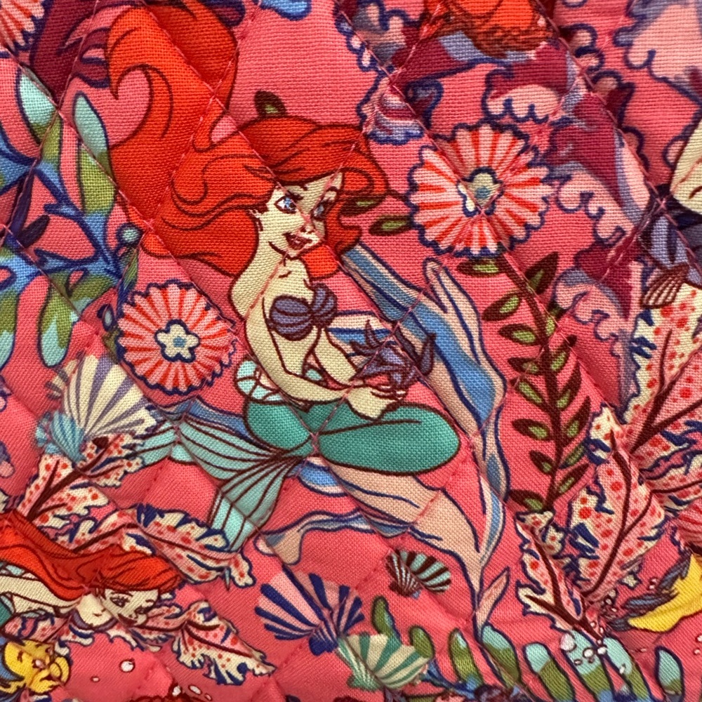Vera Bradley Limited Edition Disney’s Ariel Essential Large Backpack NWT - Picture 5 of 14